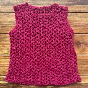 Handmade Summer Crochet Top size S